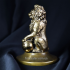 Бронзовая статуэтка - «Лев» 