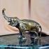 Бронзовая статуэтка - «Слон» 