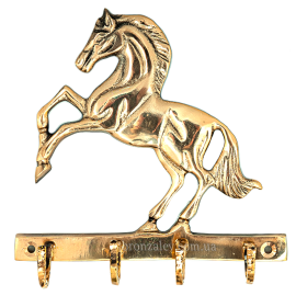 Ключница из бронзы настенная «Конь»