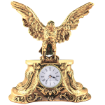 Бронзовые каминные часы «Орел»