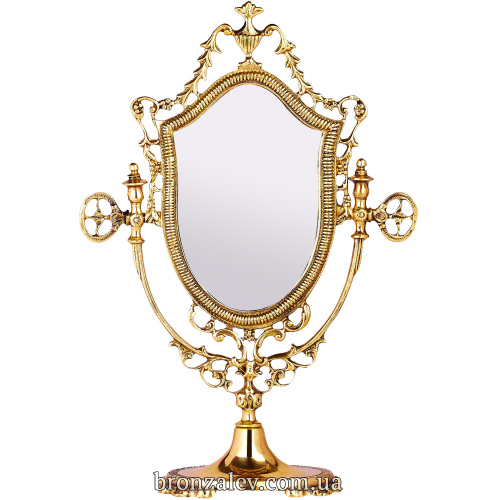Настольное зеркало в бронзовом обрамлении — «Афродита» 