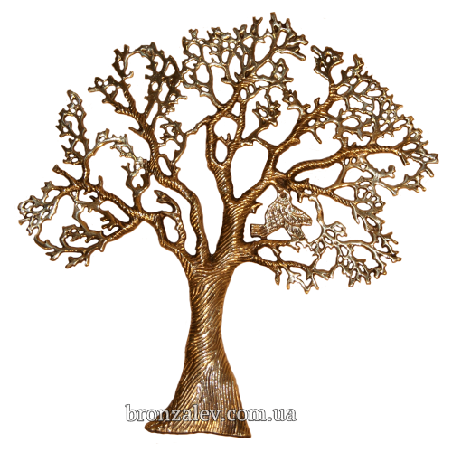 Настенный декор из бронзы - «Дерево счастья»