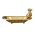 Мыльница бронзовая в виде ванной