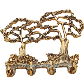 Ключница настенная из бронзы «Два дерева»