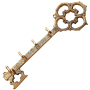 Ключница из бронзы «Золотой ключ»