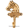 Бронзовая вешалка (крючок) «Конь»