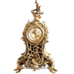 Часы каминные из бронзы «Барокко» 
