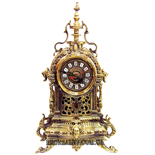 Часы каминные из бронзы «Индийская башня»