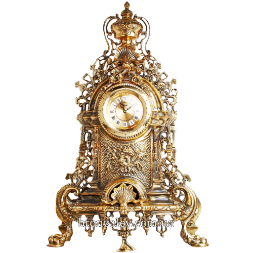 Часы каминные из бронзы - «Версаль» 