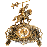 Часы бронзовые (каминные) «Легионер»