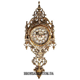 Часы из бронзы настенные «Готика»