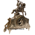 Часы из бронзы на камин —  «Всадник на охоте»