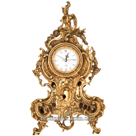 Часы из бронзы для камина «Рококо»