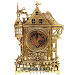 Часы из бронзы «Старый замок»