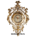 Настенные часы из бронзы «Кариатиды»