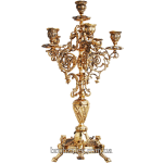 Канделябр бронзовый на 6 свечей «Рококо» 